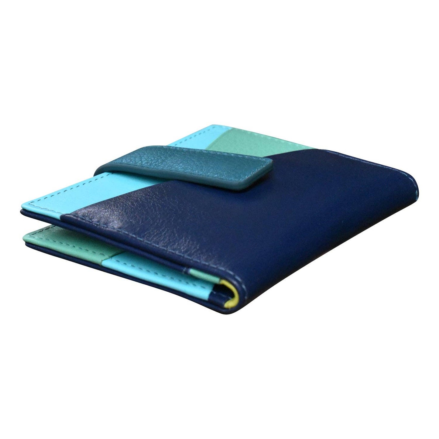 ili New York - 7803 MINI ASYMMETRIC CARD WALLET WITH TAB