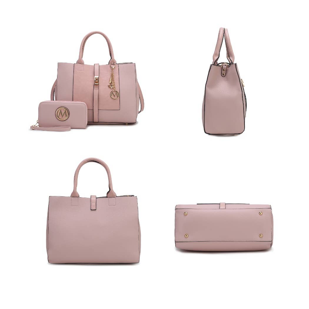 MKF Collection - MKF Yola Women's Satchel Bag with Wallet Set.