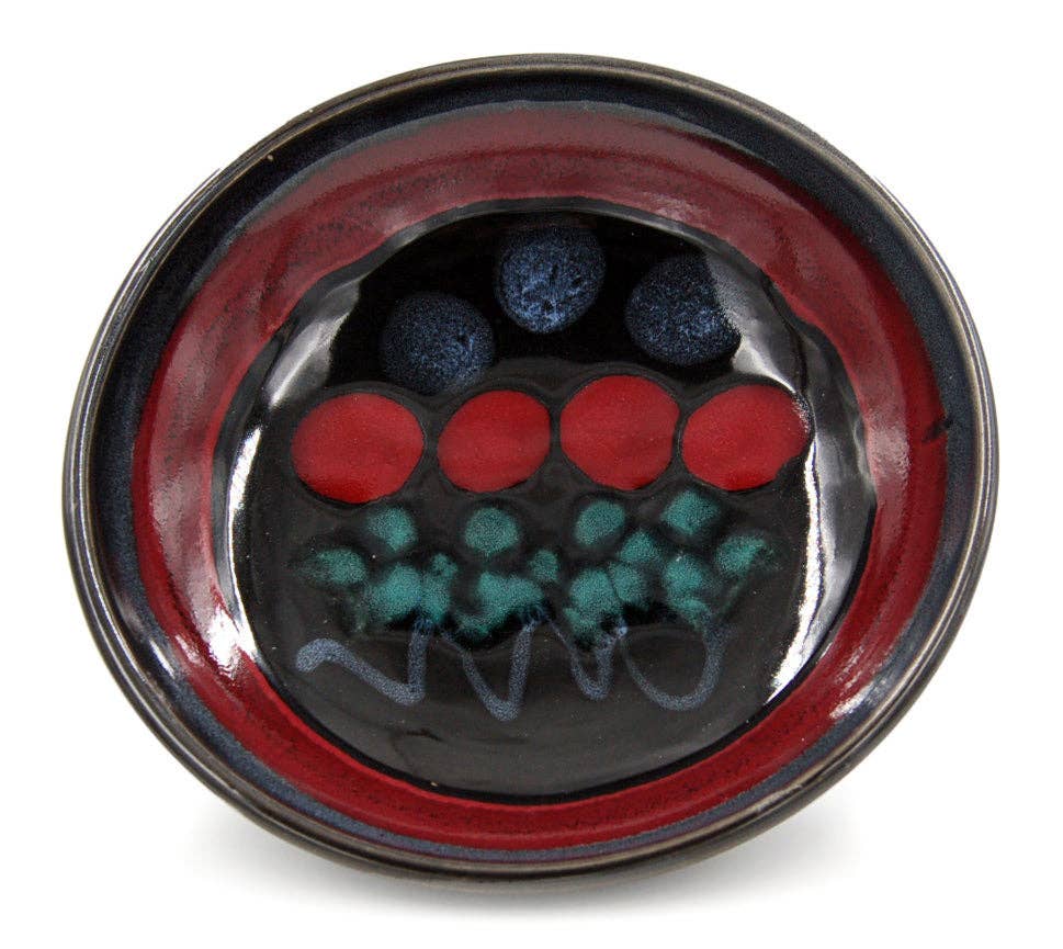 Lasser Ceramics - Midnight Tulip Dinner Bowl