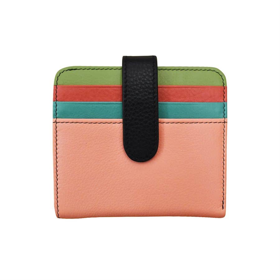 ili New York - Small Leather Wallet - Credit Card Holder - 7301