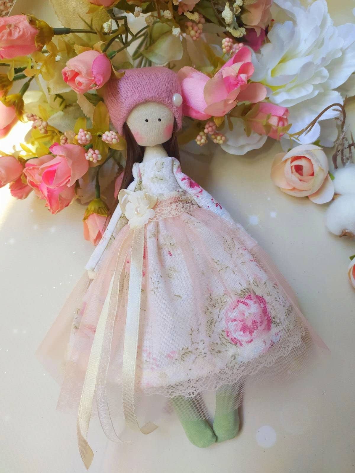 ChernikovaNataliya - Handmade Shabby Chic Ballerina Rag Doll for Girls