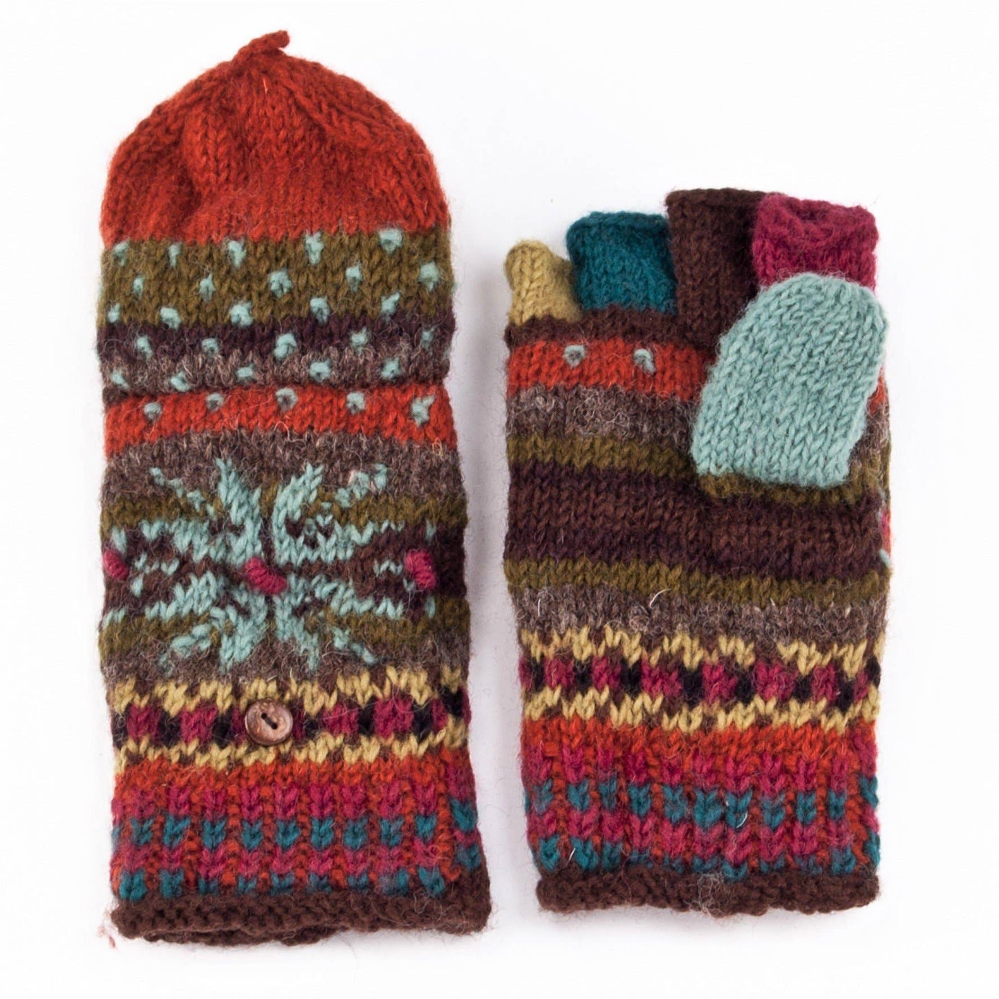 Lost Horizons Knitwear - Jasper - women's wool knit finger mittens