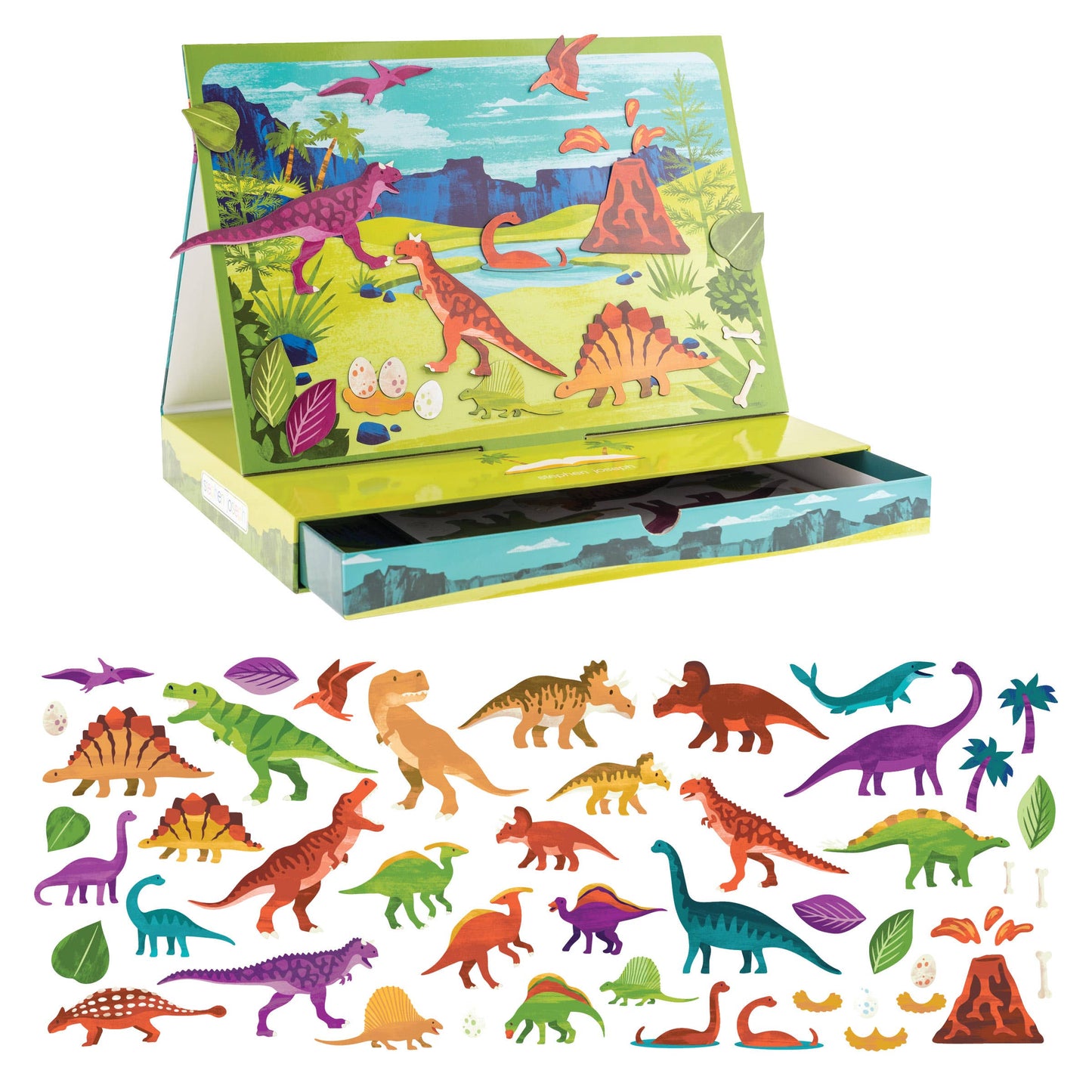 Stephen Joseph Gifts - Magnetic Scene Drawer Toy Set for Kids