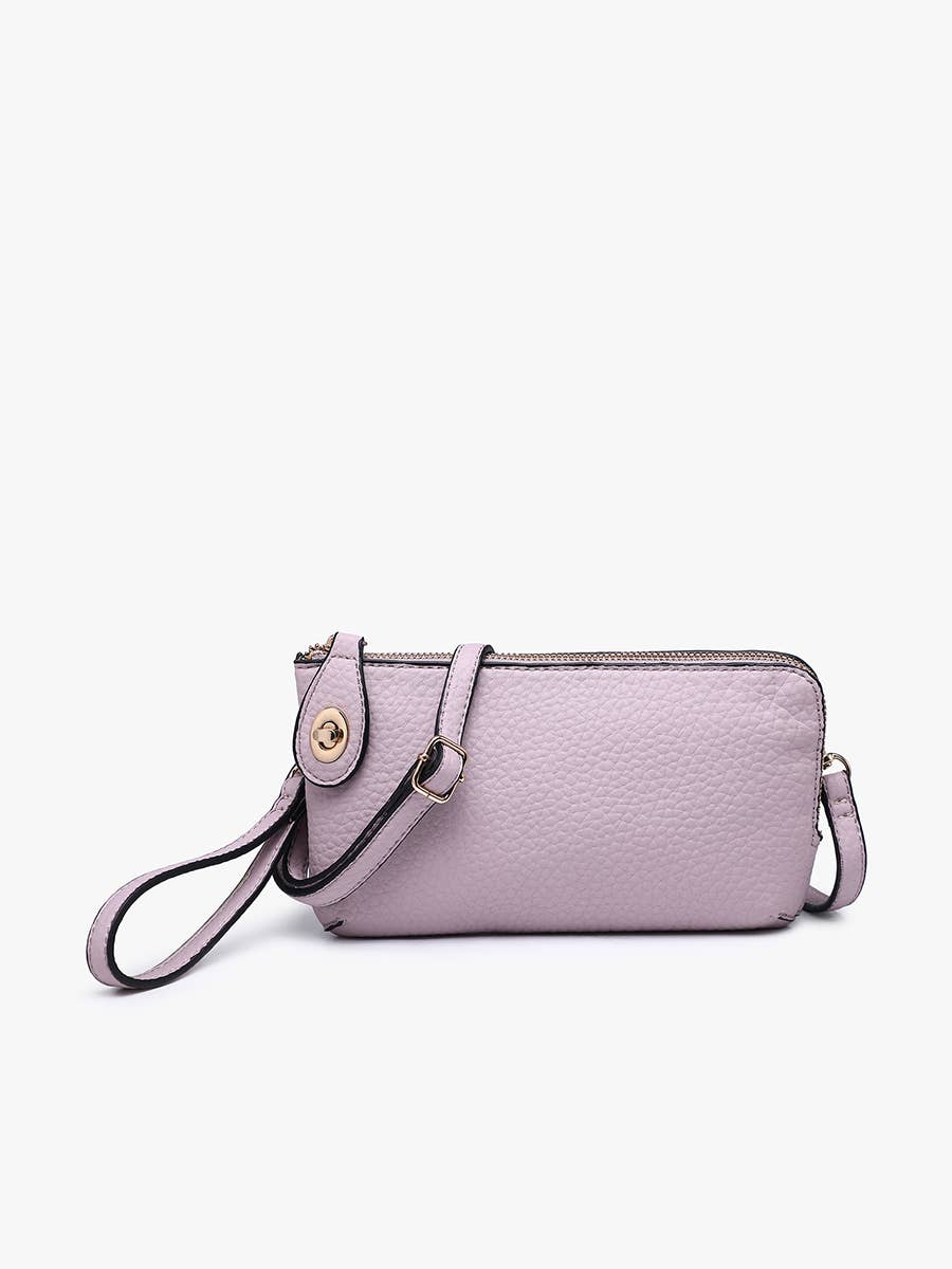Jen & Co. - M1818 Kendall Crossbody/Wristlet w/ Twist Lock Closure