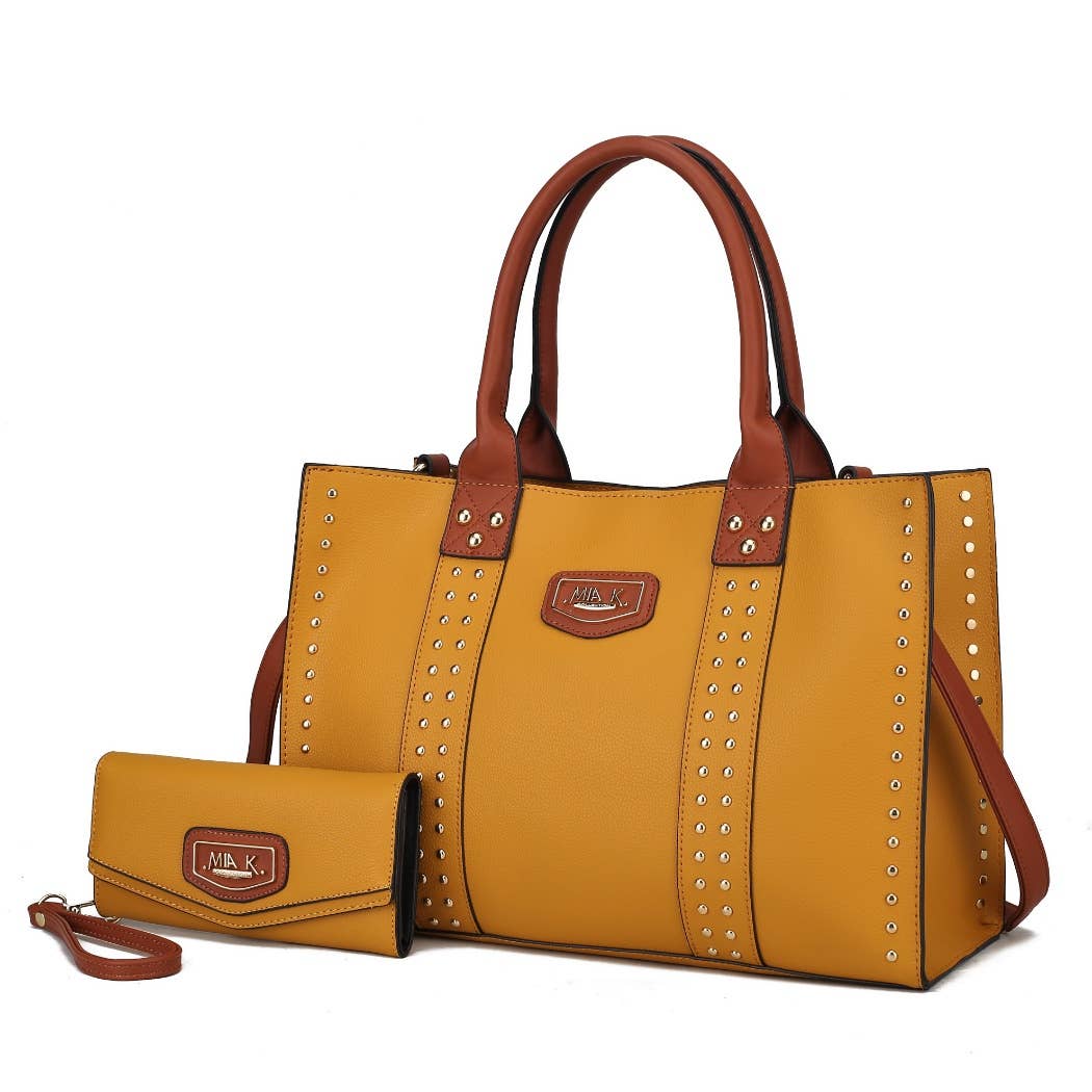 MKF Collection - MKF Davina Tote Handbag and Wallet Vegan Leather Women