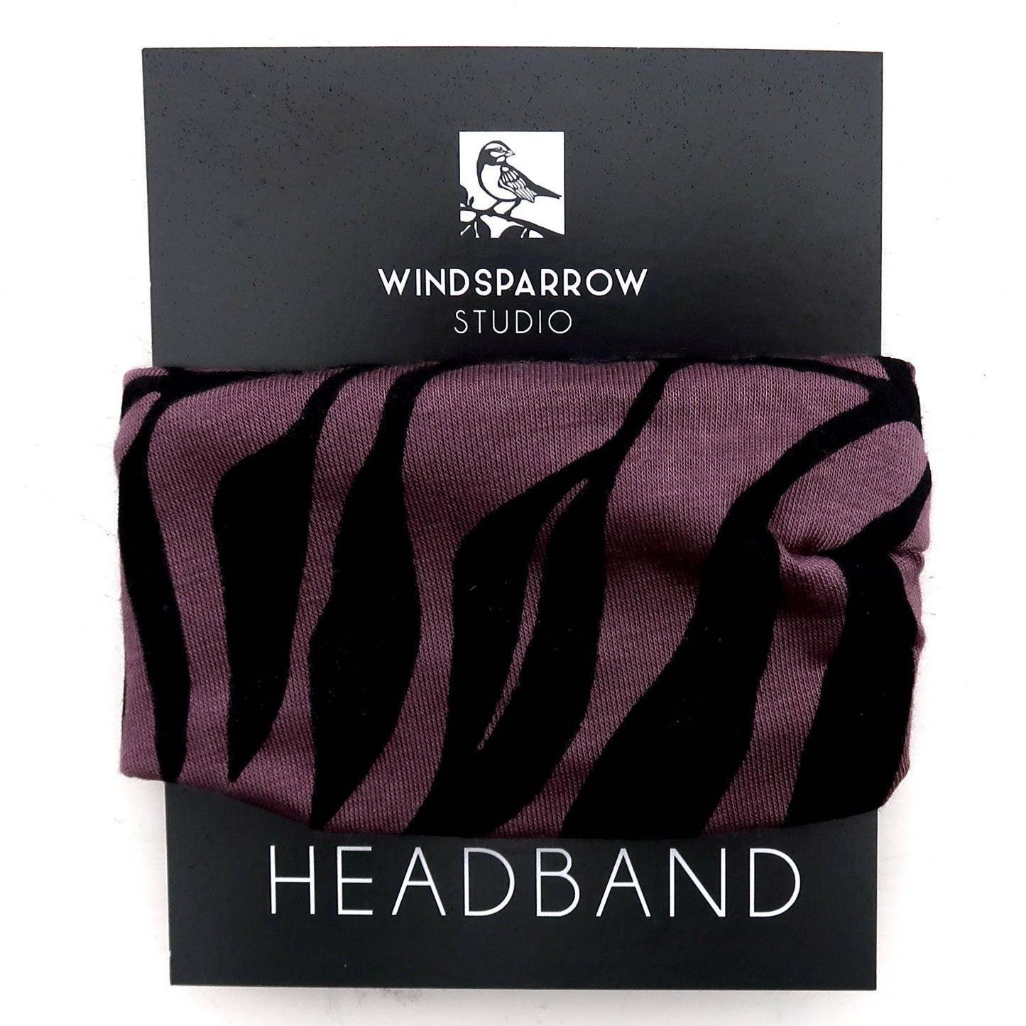 Windsparrow Studio - Headband - Frond (black ink)
