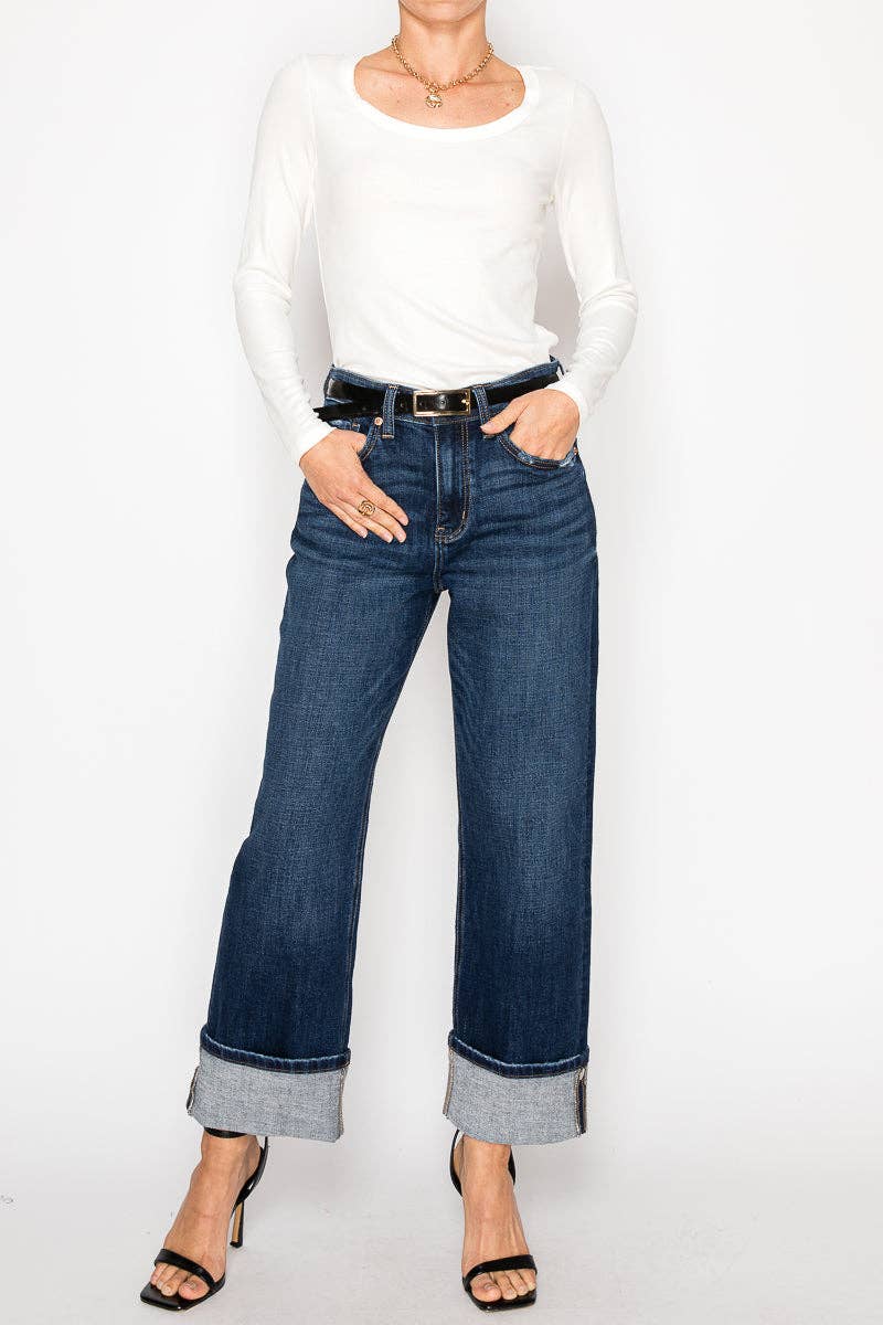 ARTEMIS VINTAGE - INSEAM TRANSFORM HIGH RISE RELAXED STRAIGHT LEG JEANS