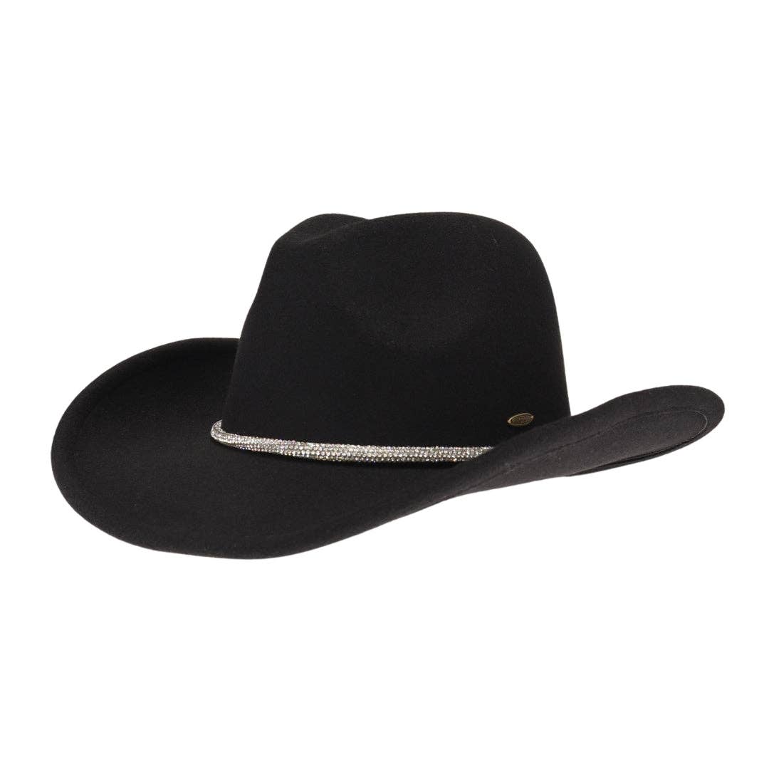 C.C Beanie - Reno Vegan Fabric Cowboy Hat VCC0067