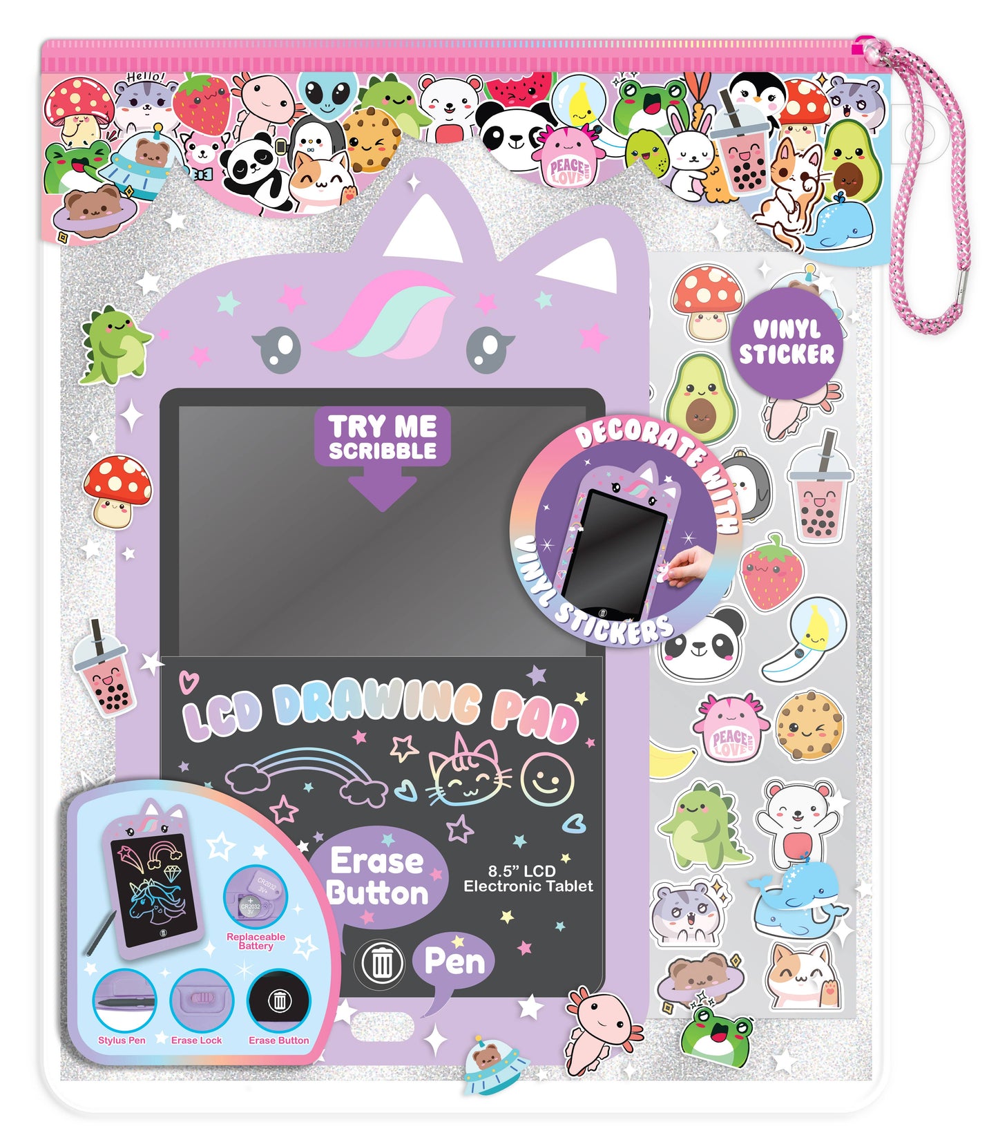 Hot Focus, Inc. - LCD Drawing Pad, Critters