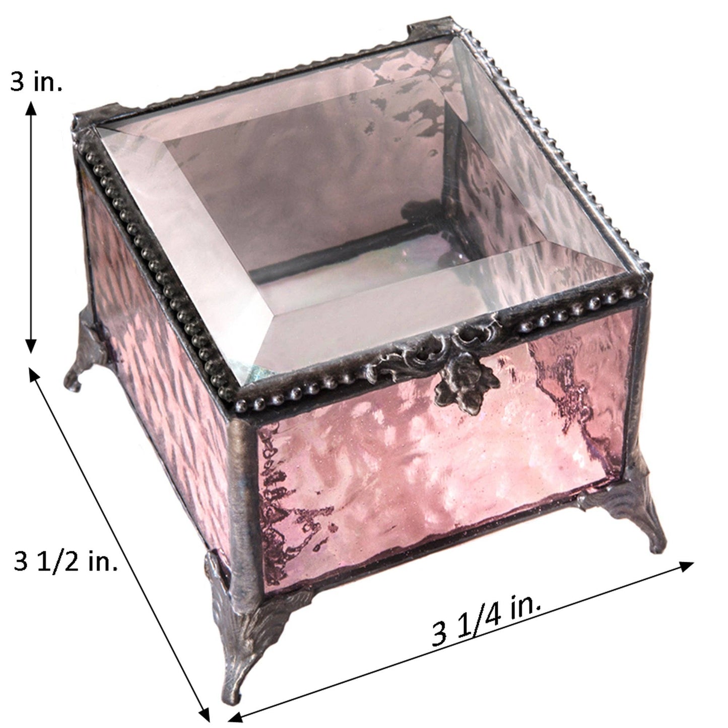 J Devlin Glass Art & Bert Anderson Collection - EB803 Quinceanera Engraved Glass Box