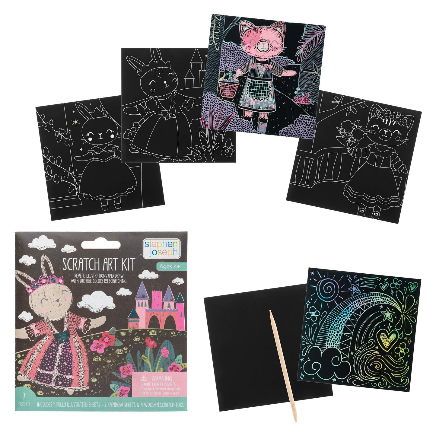 Stephen Joseph Gifts - Scratch Art Kit