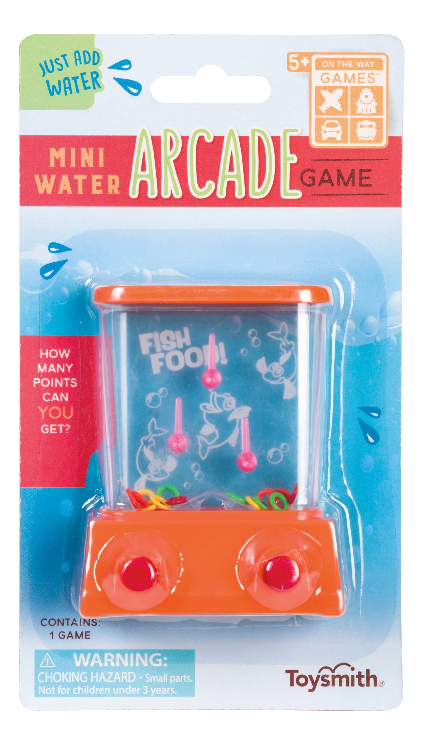 Mini Water Arcade Games, 2 Styles, Travel Size