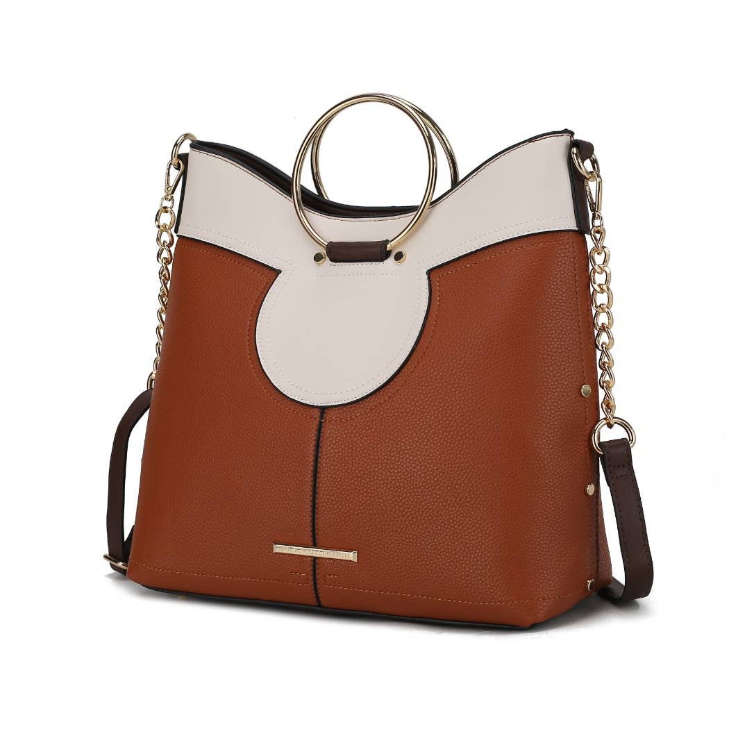 MKF Collection - MKF Kylie Top Handle Satchel Handbag Vegan Leather