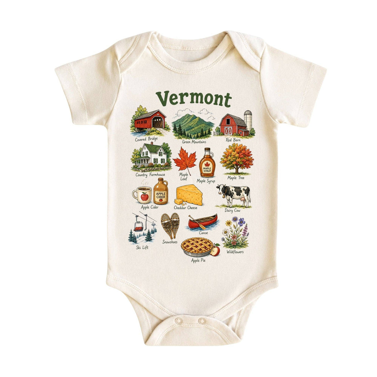 EnjoyMyDesign - Vermont Baby Bodysuit and T-Shirt