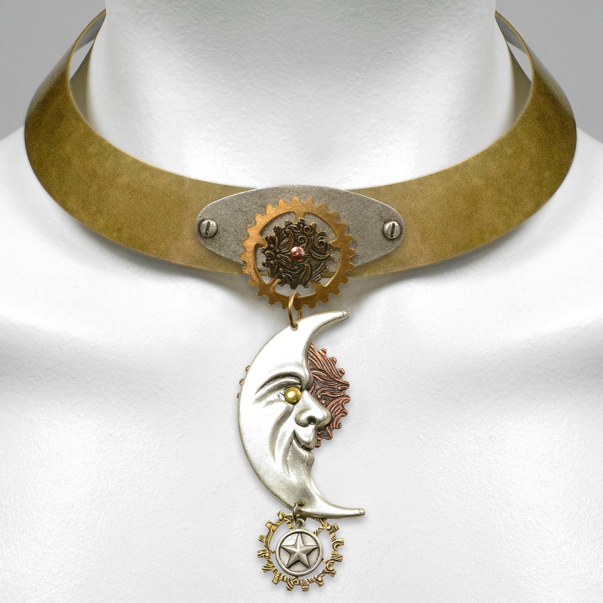 NoMonet - Steampunk: Mystic Moon Necklace