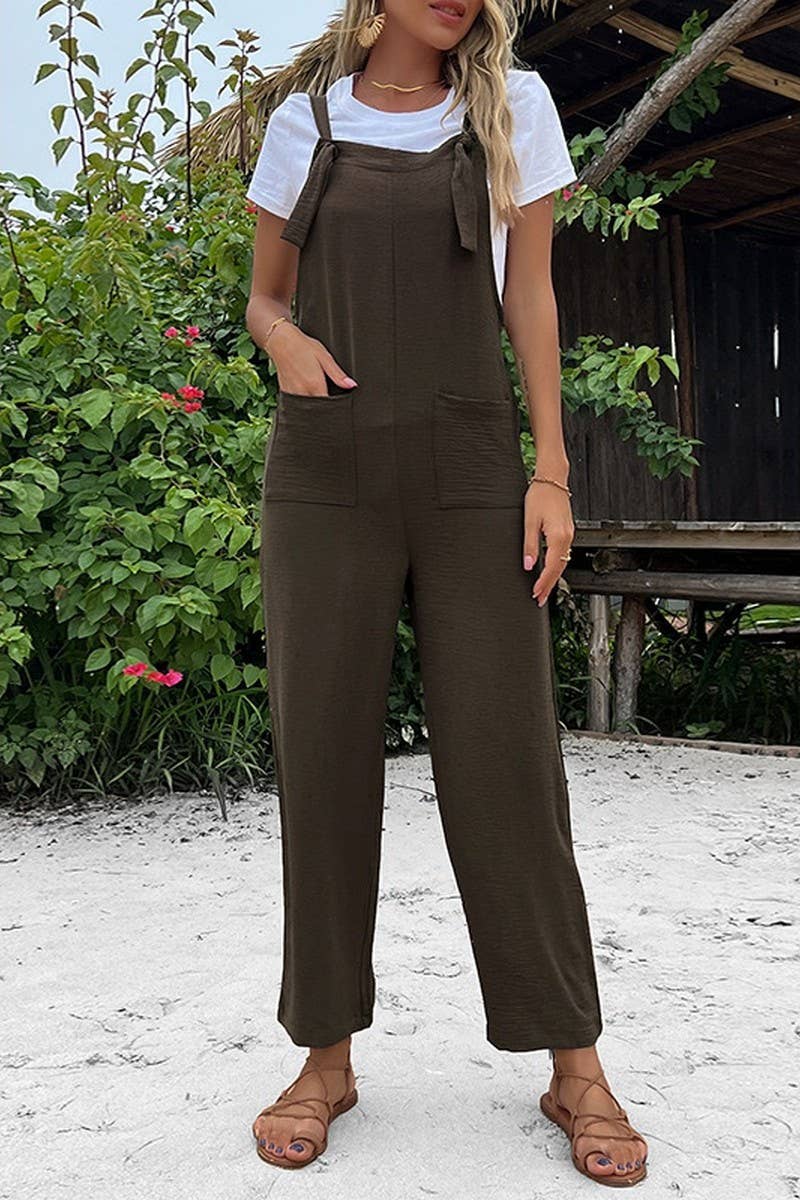 NINEXIS - CWSJS0614_SOLID COLOR STRAIGHT JUMPSUIT