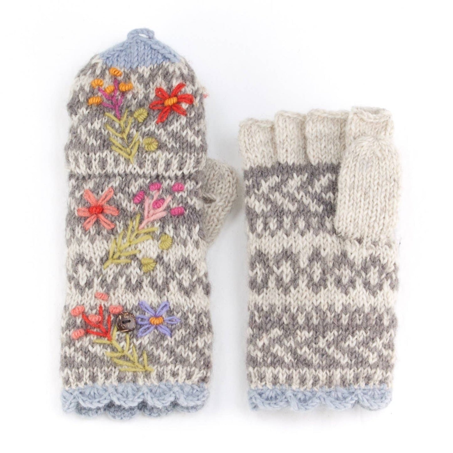 Lost Horizons Knitwear - Sadie - women's wool knit finger mittens