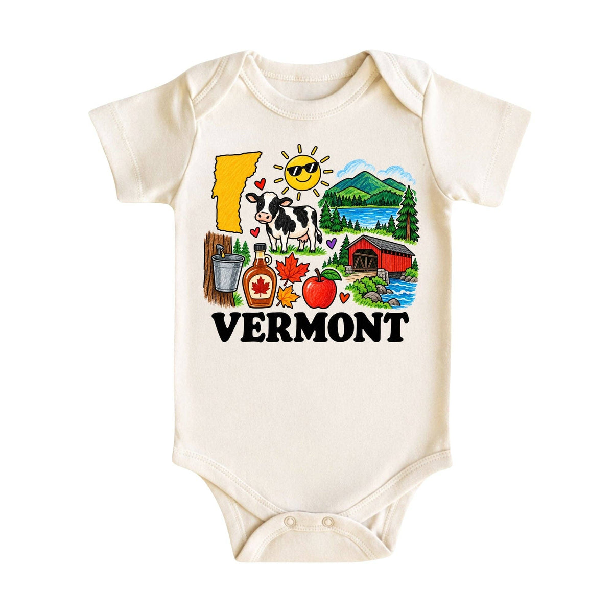 EnjoyMyDesign - Vermont Kids T-Shirt