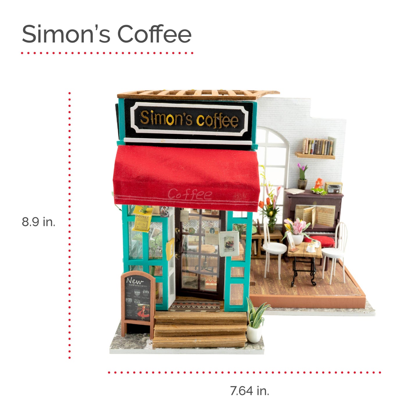 Hands Craft - DIY Miniature House Kit: Simon's Coffee