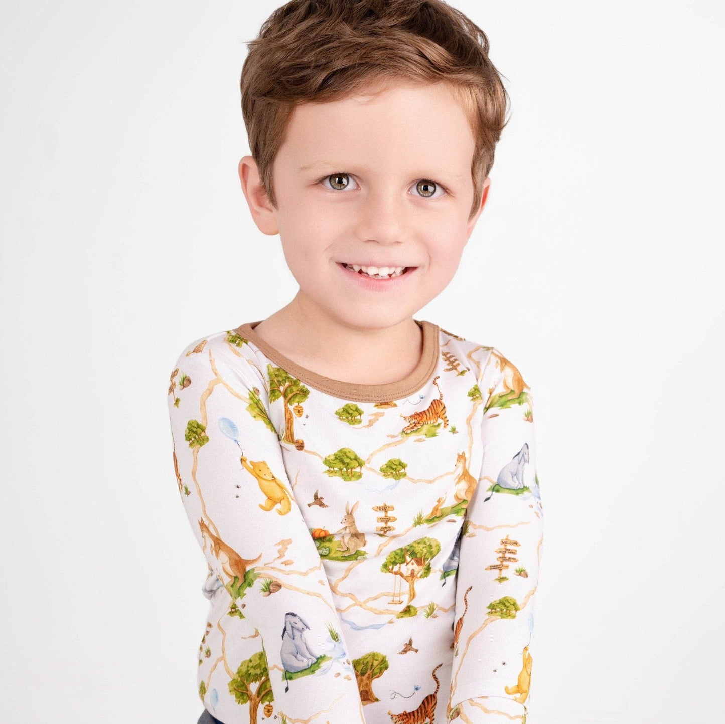 Jammie Session formerly Big Dreams Little Jammies - Oh Bother, It's Bedtime Long Sleeve Kids Bamboo Pajamas sets, Baby toddler Unisex kids sleepwear, Gender natural Clothing, Kids outfit, Matching Family Pajamas, Winnie the pooh