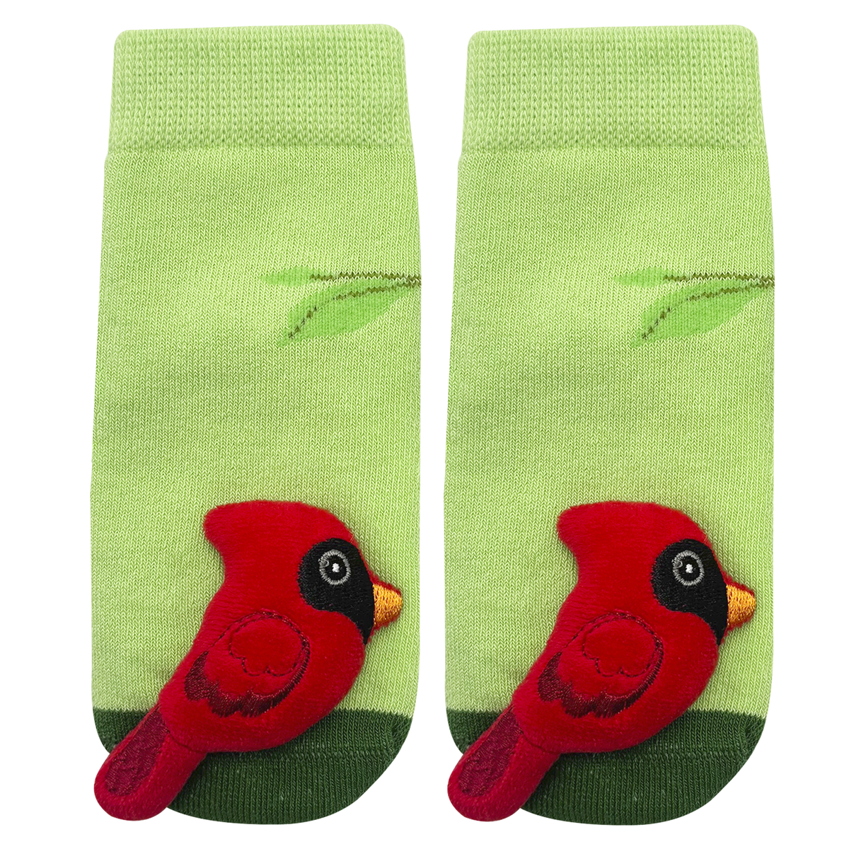Boogie Toes - Red Cardinal Bird Boogie Toes Rattle Socks