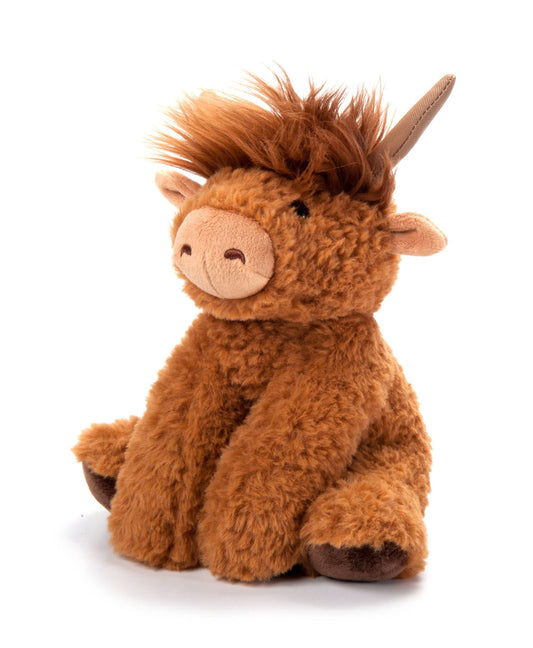 The Petting Zoo - Wild Onez Highland Cow Small 9" (20cm) Farm/Barnyard Animal