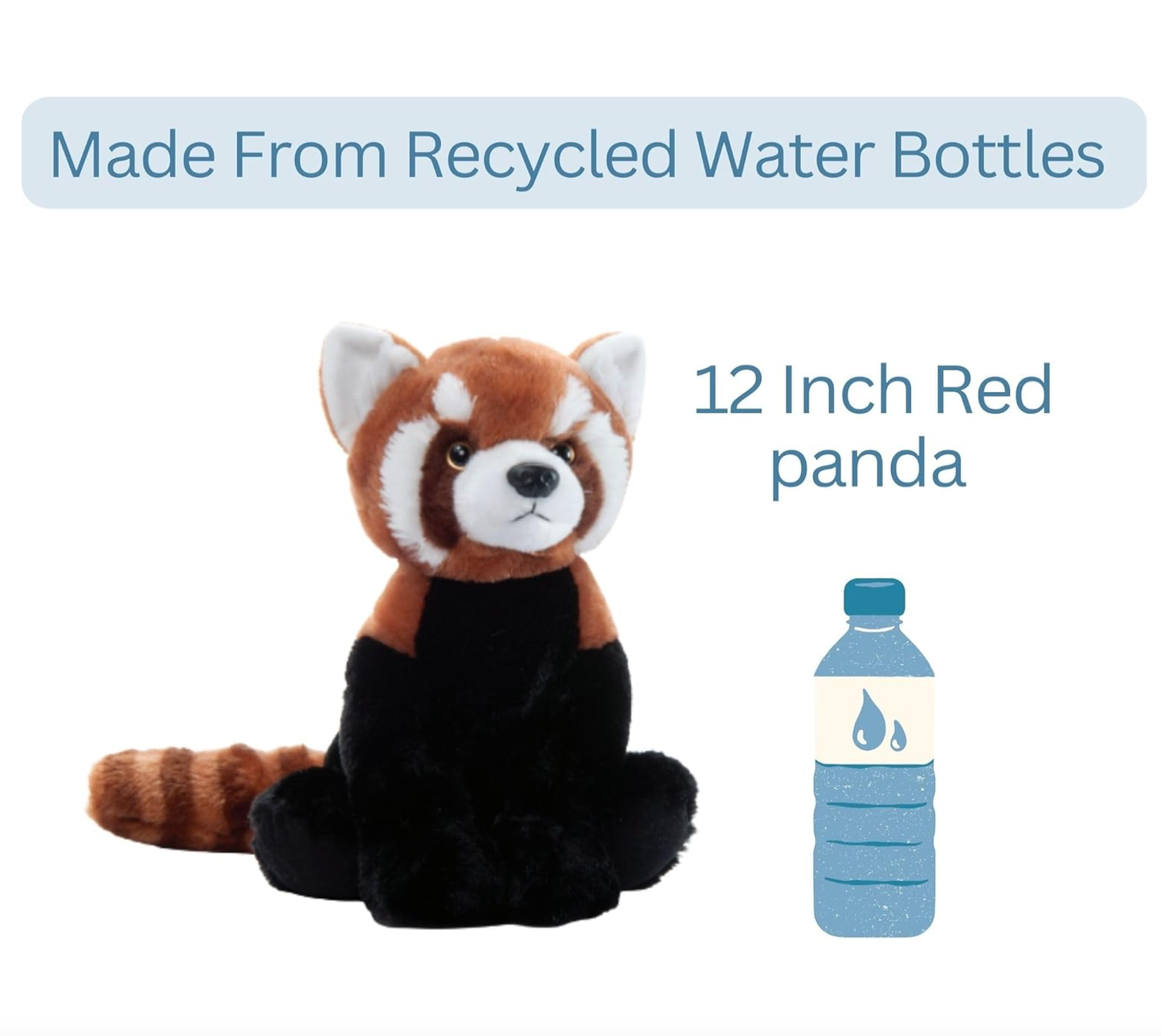 The Petting Zoo - 12" (26cm) Wild Onez Red Panda Stuffed Animal