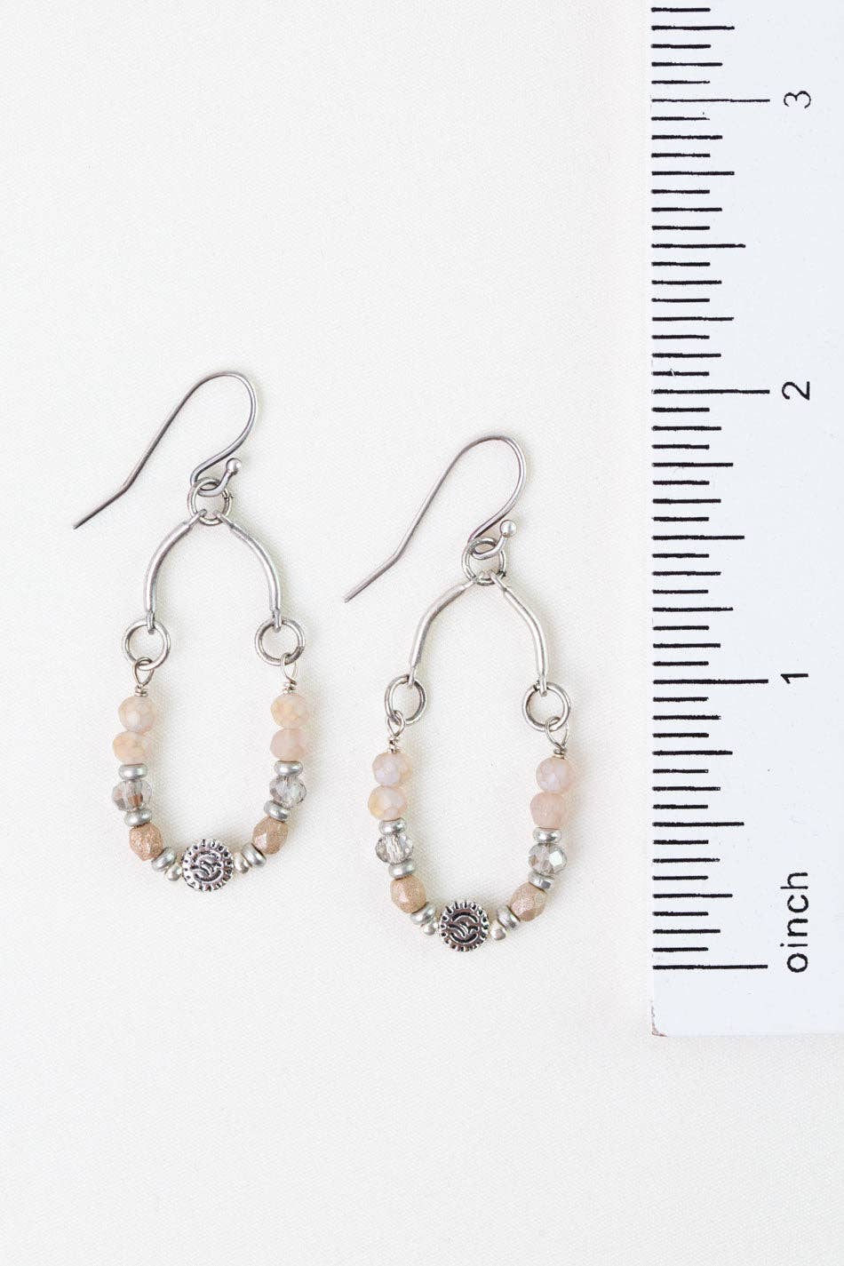 Anne Vaughan Designs Jewelry - Blush Crystal, Czech Glass Simple Earrings