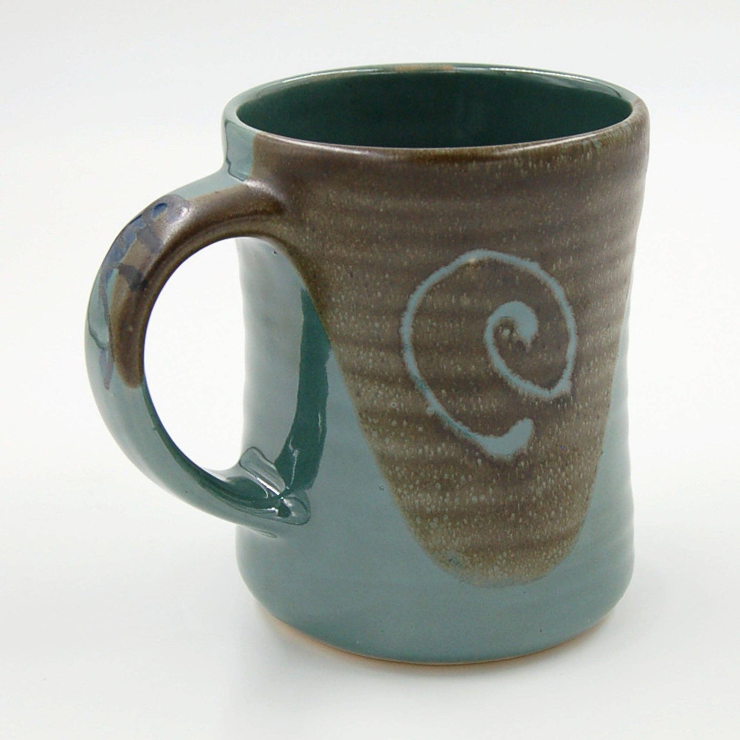 Lasser Ceramics - Green Poppy Mug