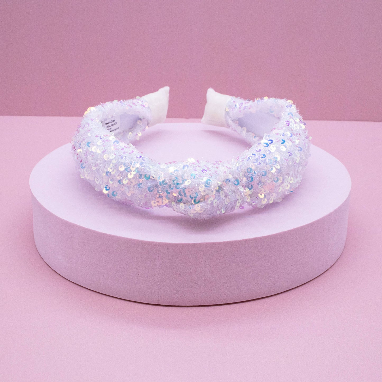 Frog Sac - Kids Knot Headband - Rainbow Sequin Knotted Hair Accessories