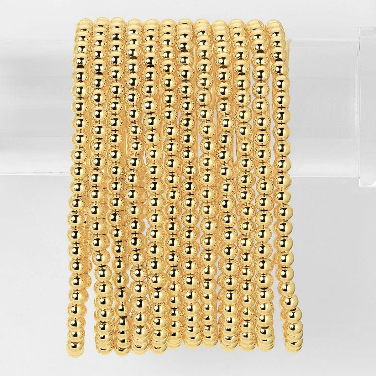Splendid Iris - Classic Beaded Stretch Bracelets