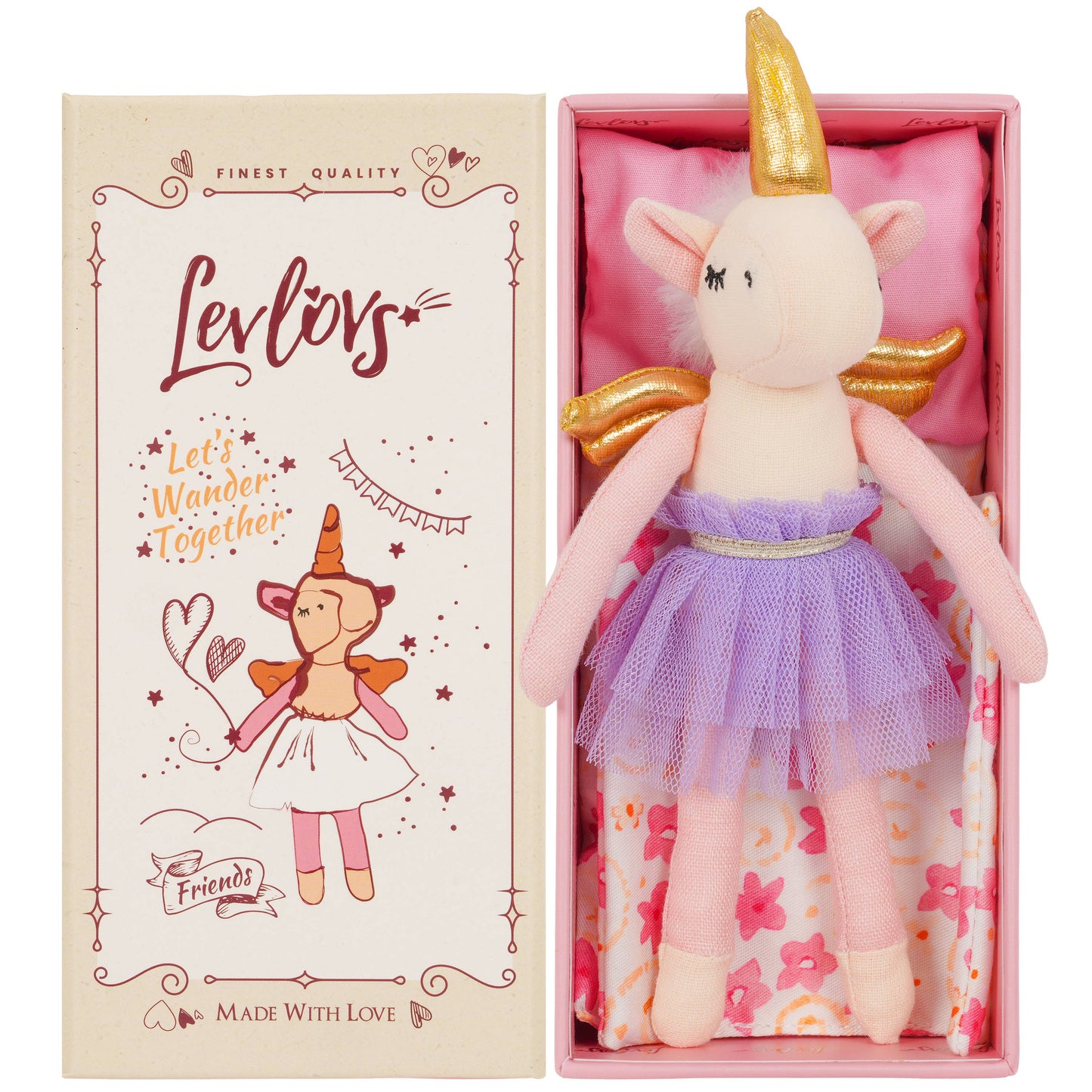 LEVLOVS - Unicorn Bella in a Gift Box