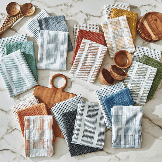 tag - Sonoma Dishtowel Set of 3 Cotton Everyday 5 Colors