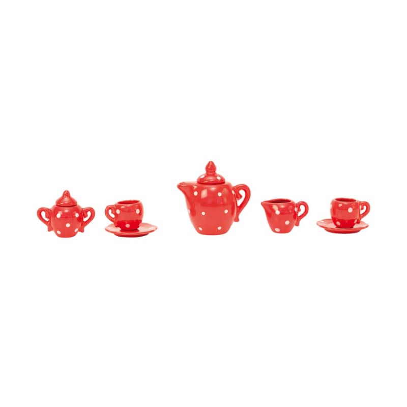 Speedy Monkey - Suitcase Tea Party Ceramic Set The Big Family