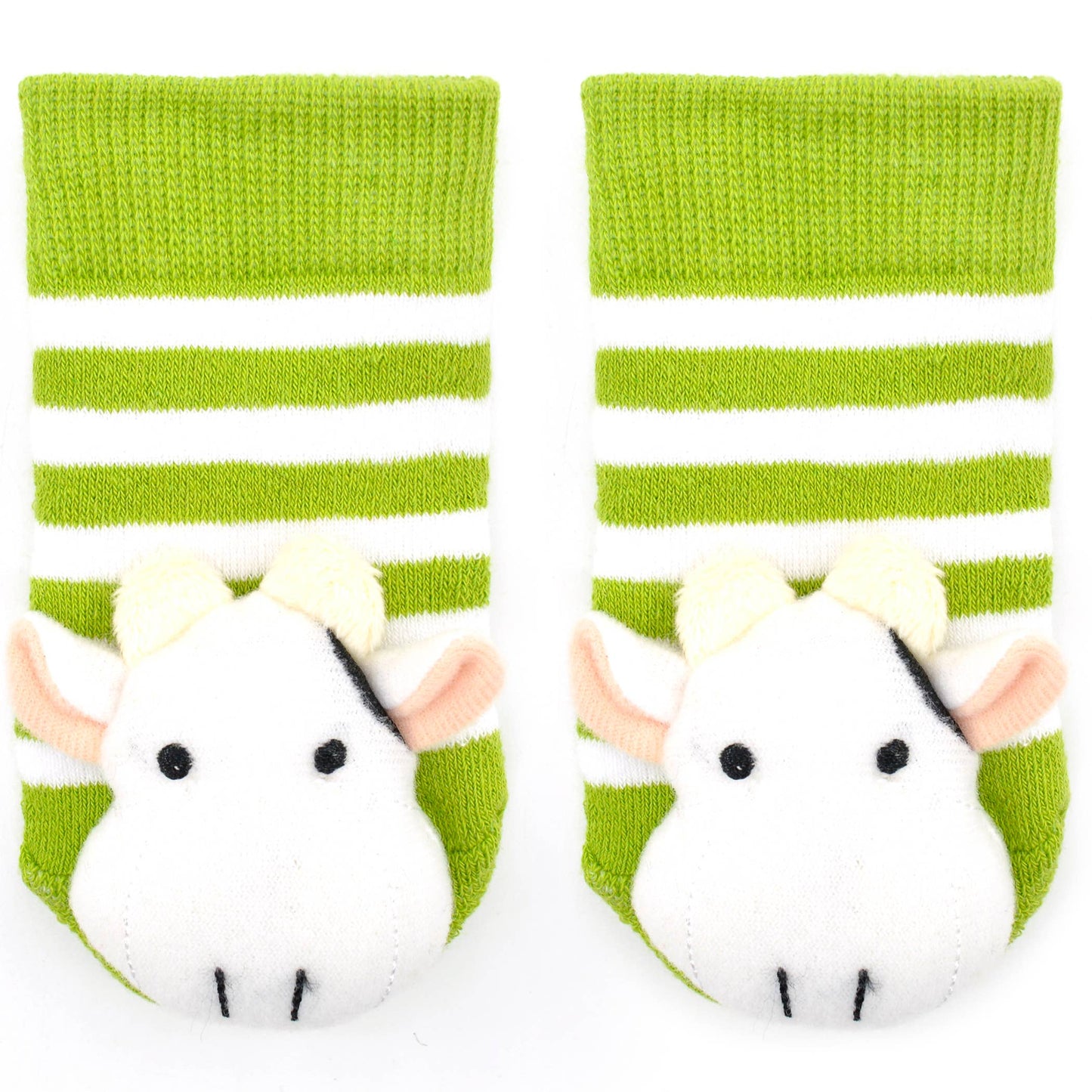 Liventi - Green Cow Boogie Toes Rattle Socks