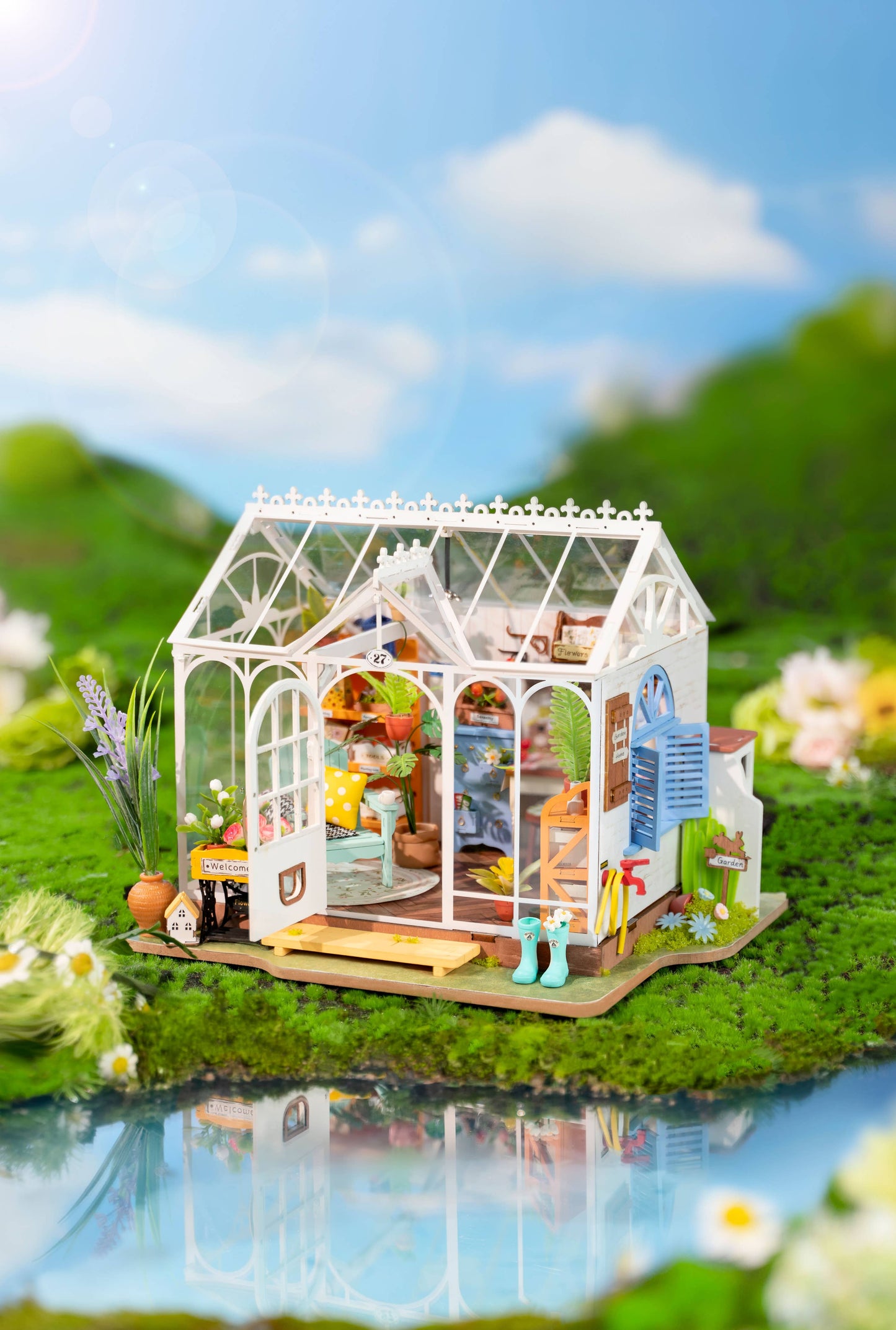 Hands Craft - DIY Miniature House Kit: Dreamy Garden House