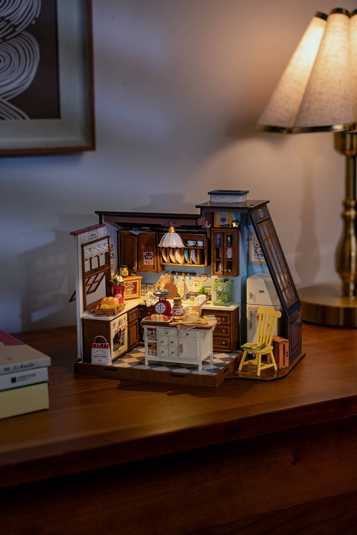 Hands Craft - DIY Miniature House Kit: Baking Kitchen