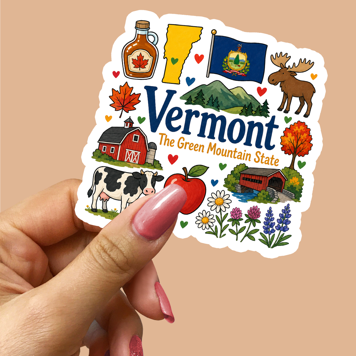 EnjoyMyDesign - Vermont Sticker