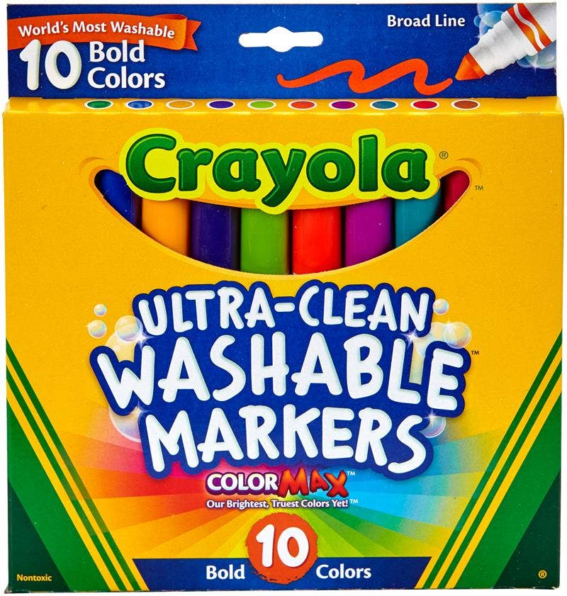 Really Big Coloring Books | ColoringBook.com - 10 Count Crayola Broad Line Washable Markers