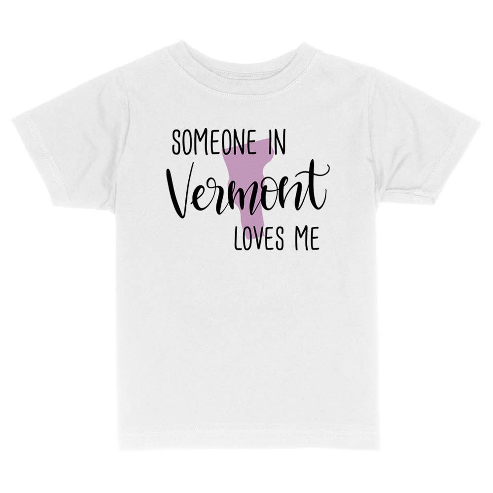 Itsy Bitsy Bella Co - Someone In Vermont Loves Me Toddler and Youth Shirt