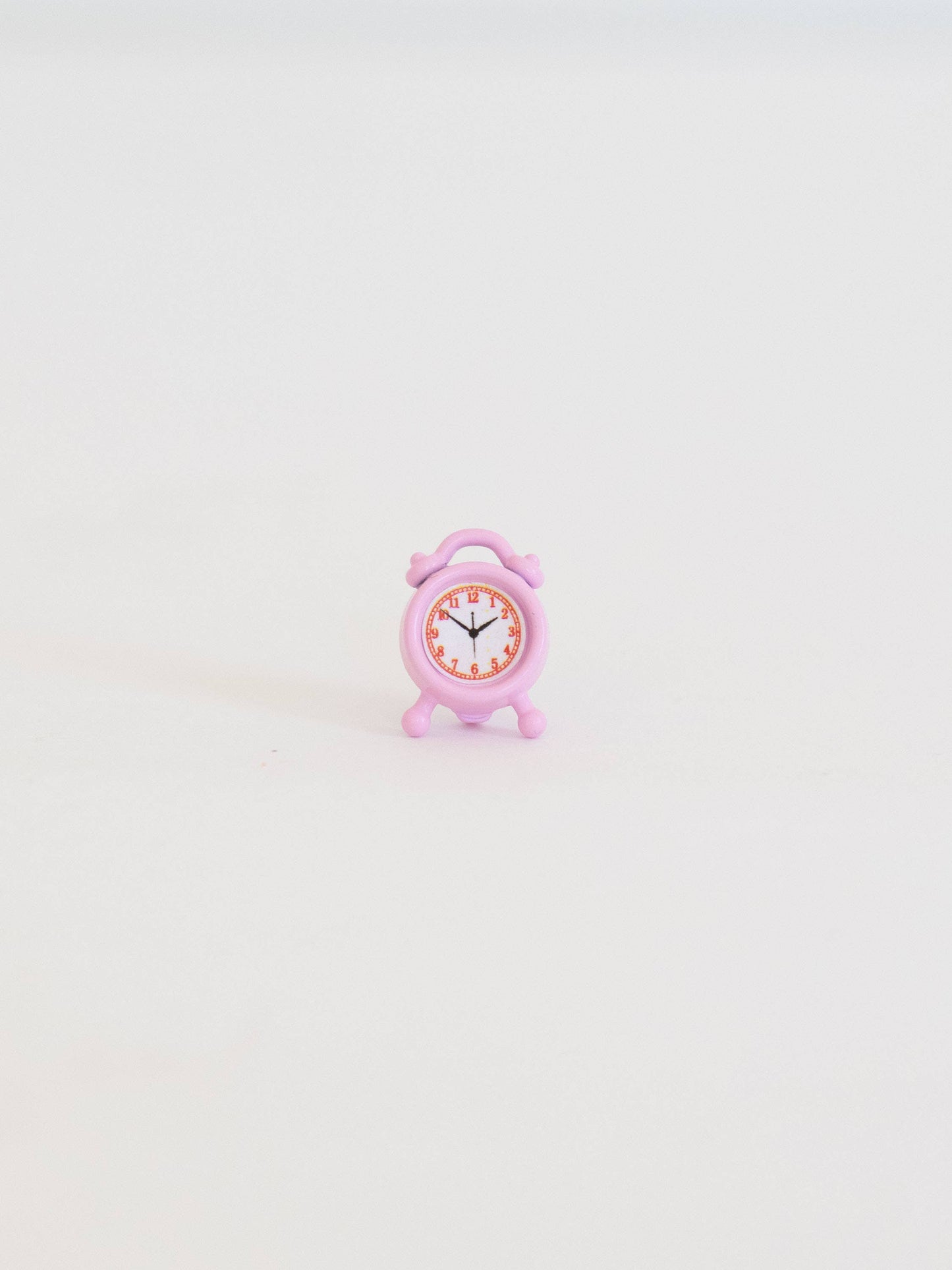 Macy Mae Dollhouse Designs - Dollhouse Tabletop Alarm Clock | Pink Purple White Green
