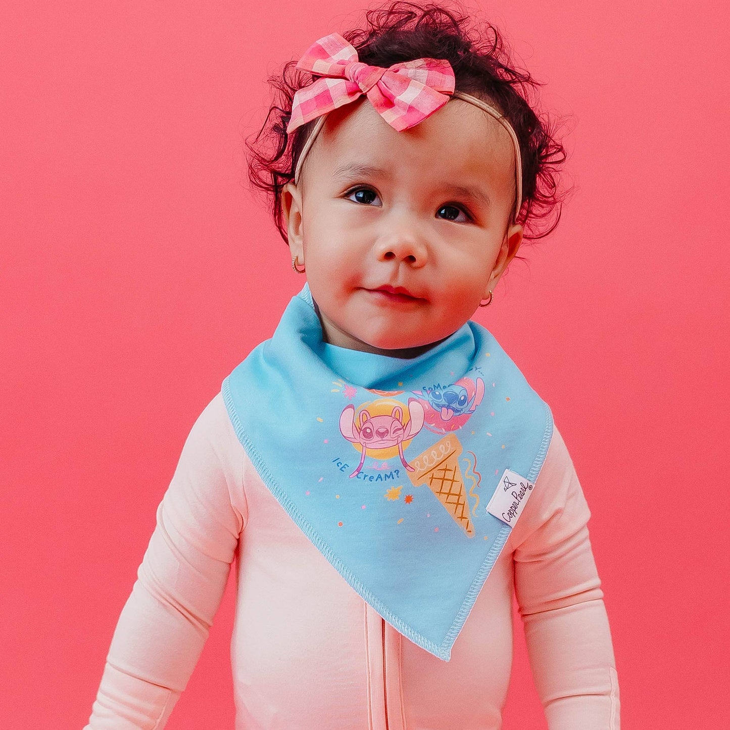 Copper Pearl - 4 Pack Baby Bandana Bibs - Disney Stitch Dreamsicles