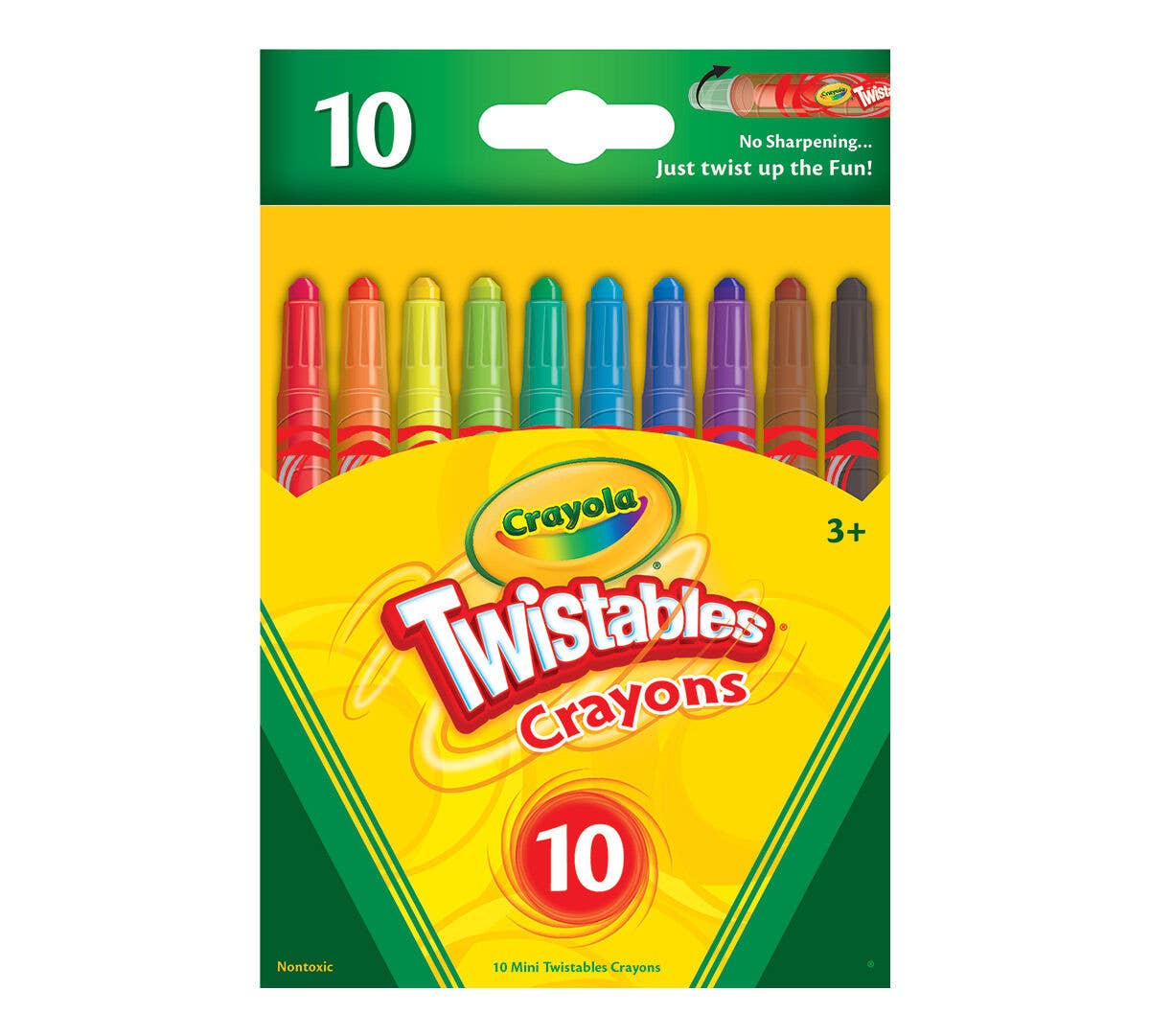 Really Big Coloring Books | ColoringBook.com - Crayola 10 Count Twistable Crayons
