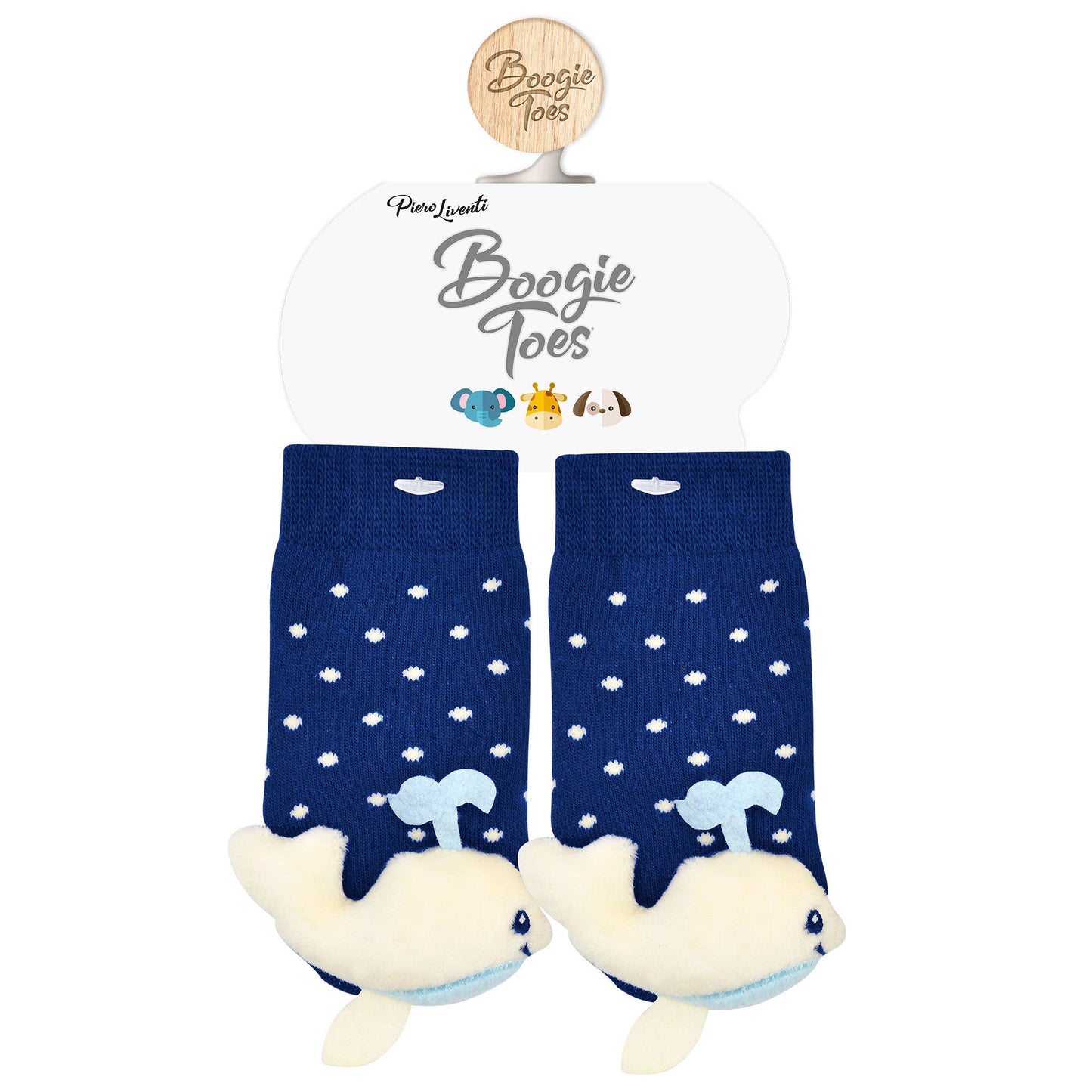 Boogie Toes - Baby Whale Boogie Toes Rattle Socks