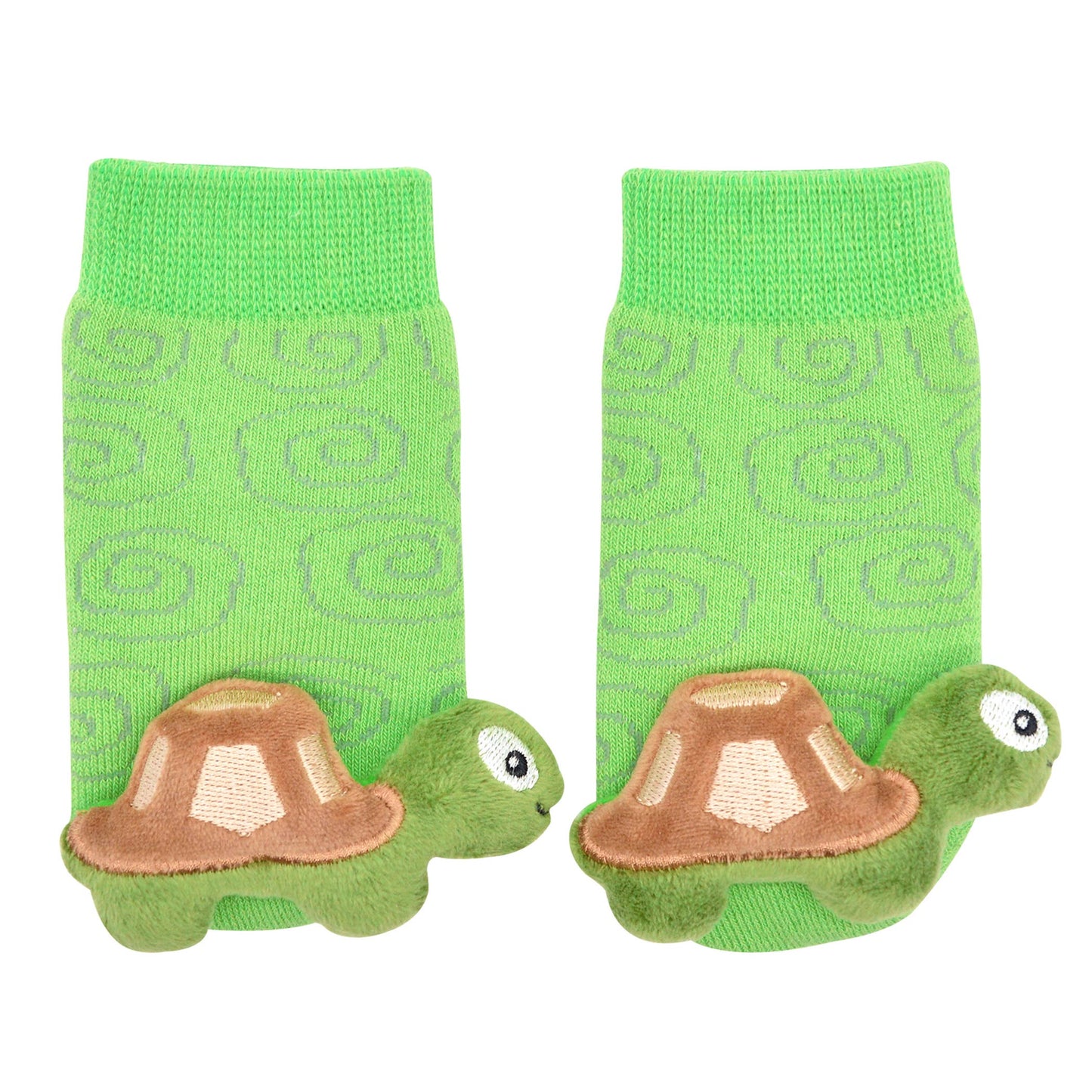 Boogie Toes - Green Turtle Boogie Toes Rattle Socks