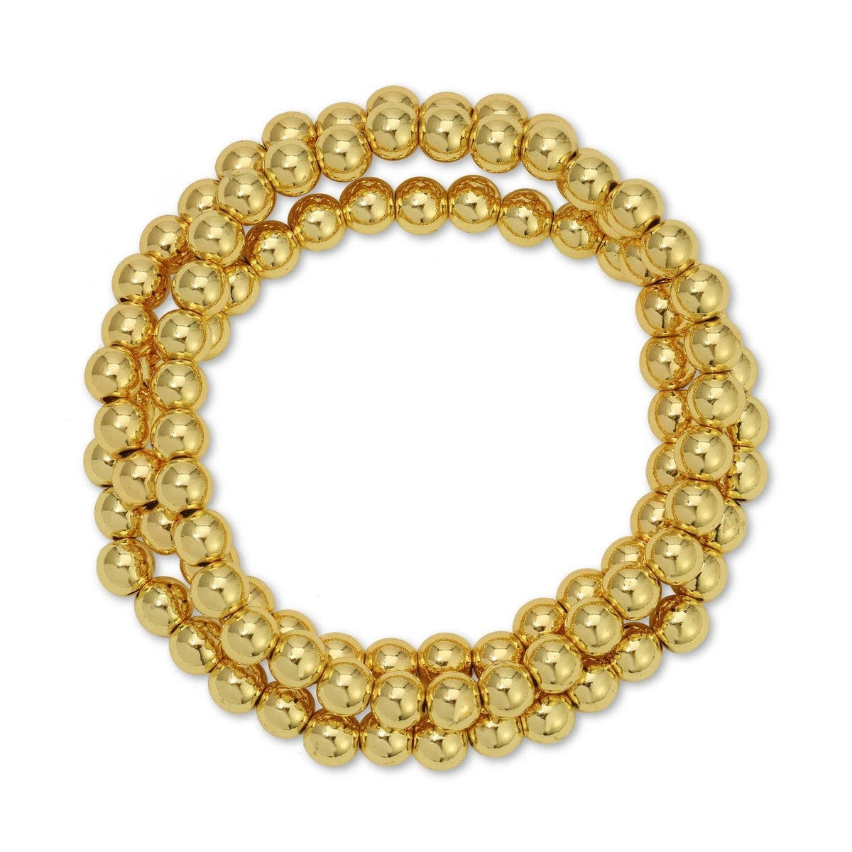 Splendid Iris - Classic Beaded Stretch Bracelets