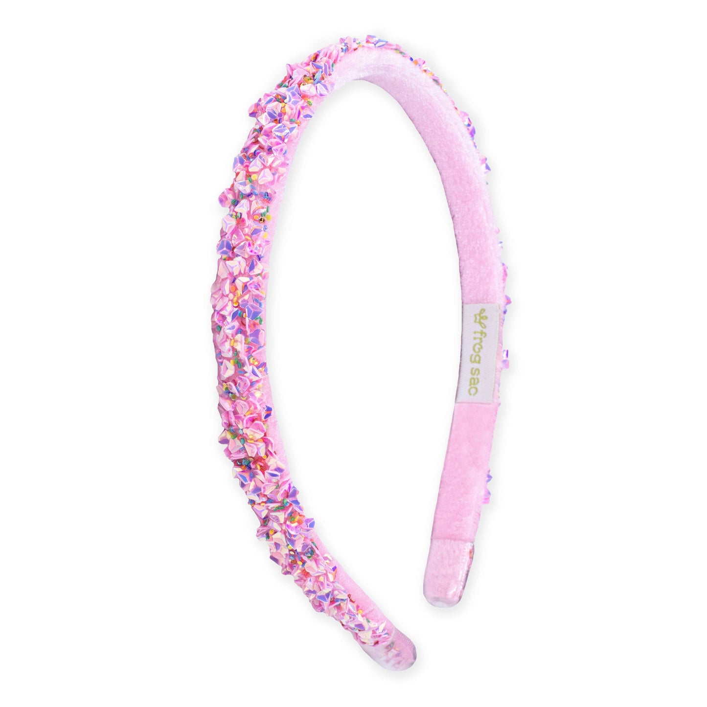 Frog Sac - Thin Sequin Headband - Non Slip Hair Accessories for Kids