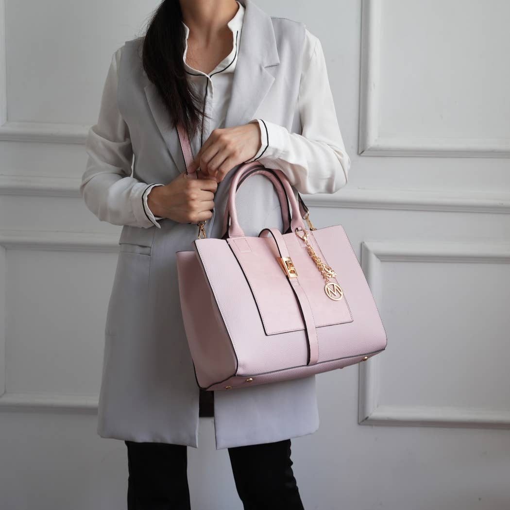 MKF Collection - MKF Yola Women's Satchel Bag with Wallet Set.