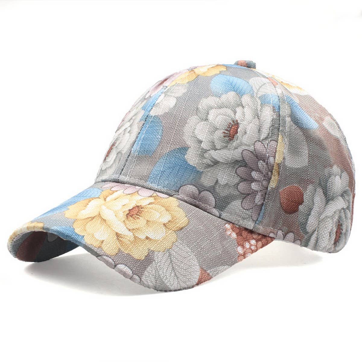 Lovenne - BREATHABLE FLORAL SUN HAT SWEAT BASEBALL CAP_CWAH0955