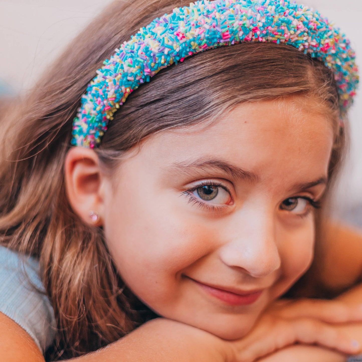 Frog Sac - Padded Sprinkles Headband